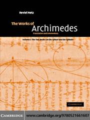 Front cover of The Works of Archimedes by Archimedes