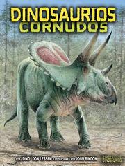 Front cover of Dinosaurios cornudos (Horned Dinosaurs) by Don Lessem