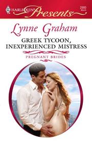 Front cover of Greek Tycoon, Inexperienced Mistress by Lynne Graham