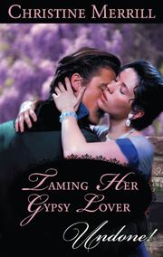 Cover of Taming Her Gypsy Lover by Christine Merrill