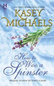 Cover of How to Woo a Spinster by Kasey Michaels
