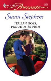 Front cover of Italian Boss, Proud Miss Prim by Susan Stephens
