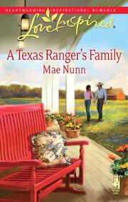 Front cover of A Texas Ranger's Family by Mae Nunn