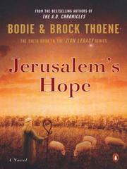 Cover of Jerusalem's Hope by Brock Thoene