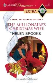 Front cover of The Millionaire's Christmas Wife by Helen Brooks