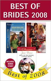 Front cover of Best of Brides 2008 by Susan Mallery