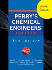 Front cover of Perry's Chemical Engineers' Handbook, Section 2 by Don W Green