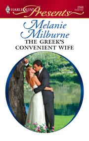 Front cover of The Greek's Convenient Wife by Melanie Milburne