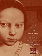 Front cover of Discourse to Lady Lavinia His Daughter by Annibal Guasco