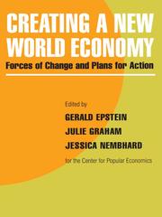Front cover of Creating a New World Economy by Julie Graham