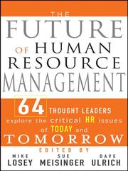 Front cover of The Future of Human Resource Management by Mike Losey