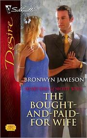 Front cover of The Bought-and-Paid-for Wife by Bronwyn Jameson