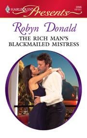 Front cover of The Rich Man's Blackmailed Mistress by Robyn Donald