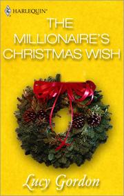 Front cover of The Millionaire's Christmas Wish by Lucy Gordon