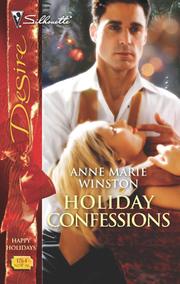 Front cover of Holiday Confessions by Anne Marie Winston