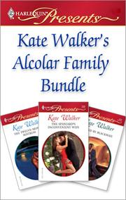 Front cover of Kate Walker's Alcolar Family Bundle by Kate Walker