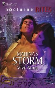 Front cover of Mahina's Storm by Vivi Anna