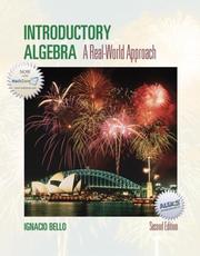 Cover of Introductory Algebra by Ignacio Bello