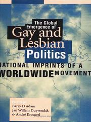 Front cover of Global Emergence of Gay & Lesbian Movements by Barry Adam