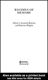 Front cover of Regimes of Memory by Katharine Hodgkin