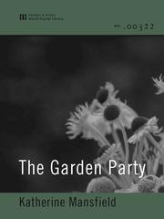 Front cover of The Garden Party by Katherine Mansfield