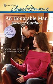 Cover of An Honorable Man by Darlene Gardner