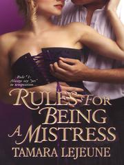 Cover of Rules for Being a Mistress by Tamara Lejeune