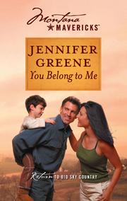 Front cover of You Belong to Me by Jennifer Greene