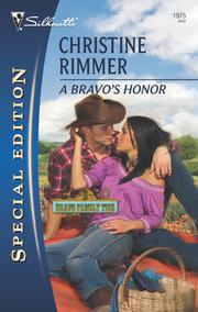 Cover of A Bravo's Honor by Christine Rimmer