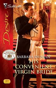 Cover of His Convenient Virgin Bride by Barbara Dunlop