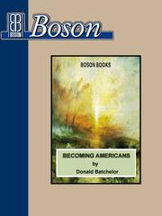 Cover of Becoming Americans by Donald Batchelor
