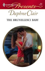 Front cover of The Brunellesci Baby by Daphne Clair