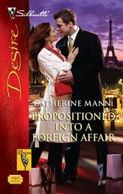 Cover of Propositioned Into a Foreign Affair by Catherine Mann