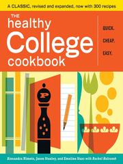 Front cover of The Healthy College Cookbook by Rachel Holcomb