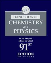 Front cover of CRC Handbook of Chemistry and Physics by CRC Press
