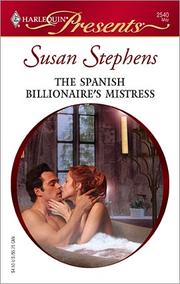 Front cover of The Spanish Billionaire's Mistress by Susan Stephens