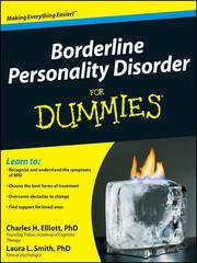 Front cover of Borderline Personality Disorder For Dummies by Charles H. Elliott, Ph.D.