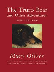 Front cover of The Truro Bear and Other Adventures by Mary Oliver