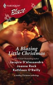 Front cover of A Blazing Little Christmas by Jacquie D'Alessandro