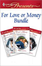 Front cover of For Love or Money Bundle by Sarah Morgan