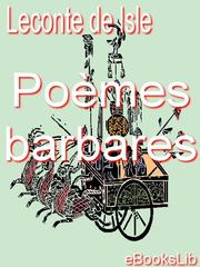 Cover of Poe  mes barbares by Leconte de Lisle