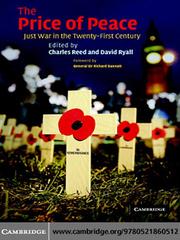 Front cover of The Price of Peace by Charles Reed