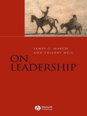 Cover of On Leadership by James G. March