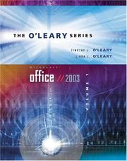 Front cover of O'Leary Series by Timothy J. O'Leary