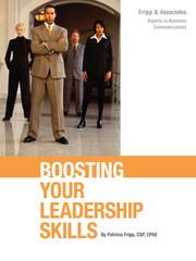 Front cover of Boosting Your Leadership Skills by Patricia Fripp