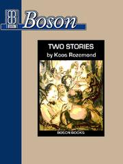 Front cover of Two Stories in English and Dutch by Koos Rozemond