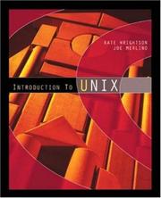 Cover of Introduction To UNIX by Kate Wrightson