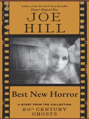 Cover of Best New Horror by Joe Hill
