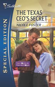 Cover of The Texas CEO's Secret by Nicole Foster