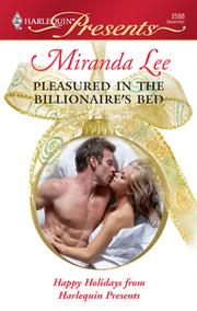 Front cover of Pleasured in the Billionaire's Bed by Miranda Lee